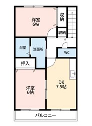 アネックス峰の物件間取画像